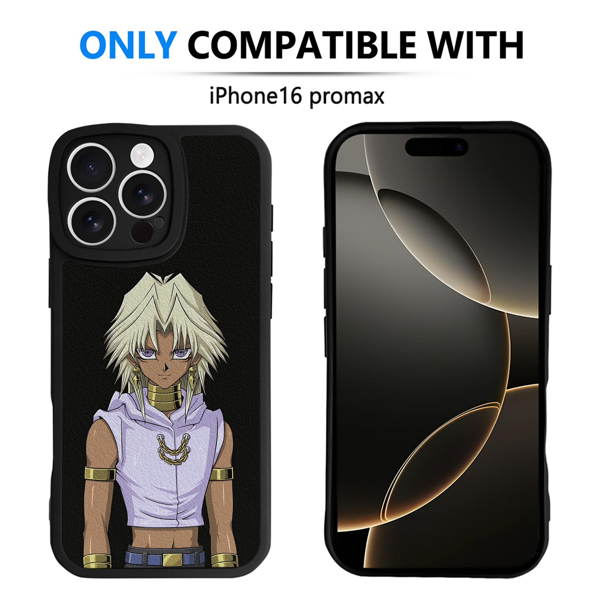 遊☆戯☆王 Yu-Gi-Oh! 【iPhone 16シリーズ対応】シリコンスマホケース（レザー調） 材質：シリコン